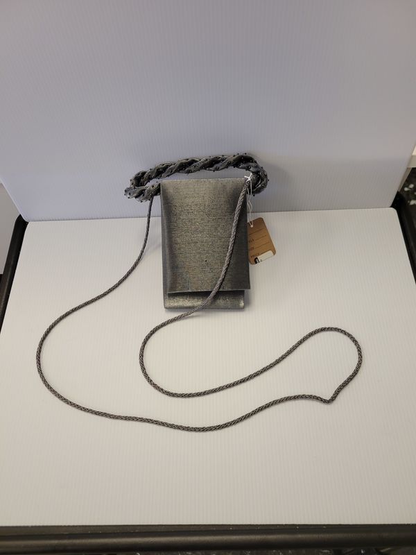 Sasha Platinum Velvet Small Crossbody