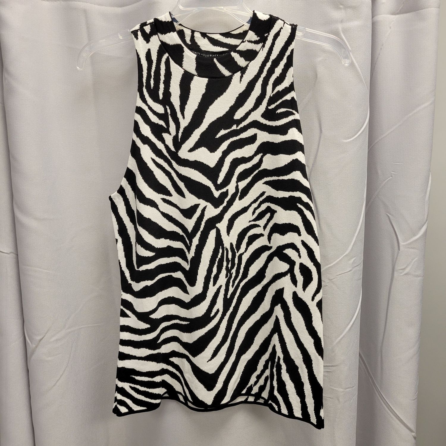 Animal Print Sleeveless Top (L) Pre-owned