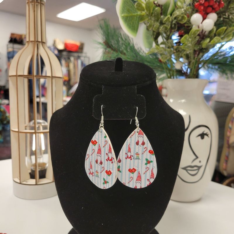 Christmas Teardrop Earrings