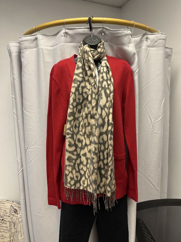 Talbots Red Cardigan  Sweater (M)