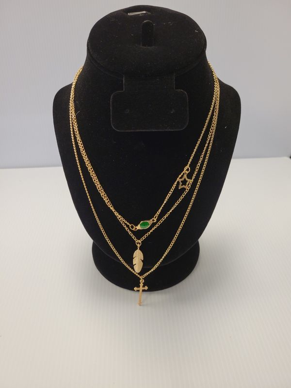 Gold /Feather/Eye/Cross/Star Necklace