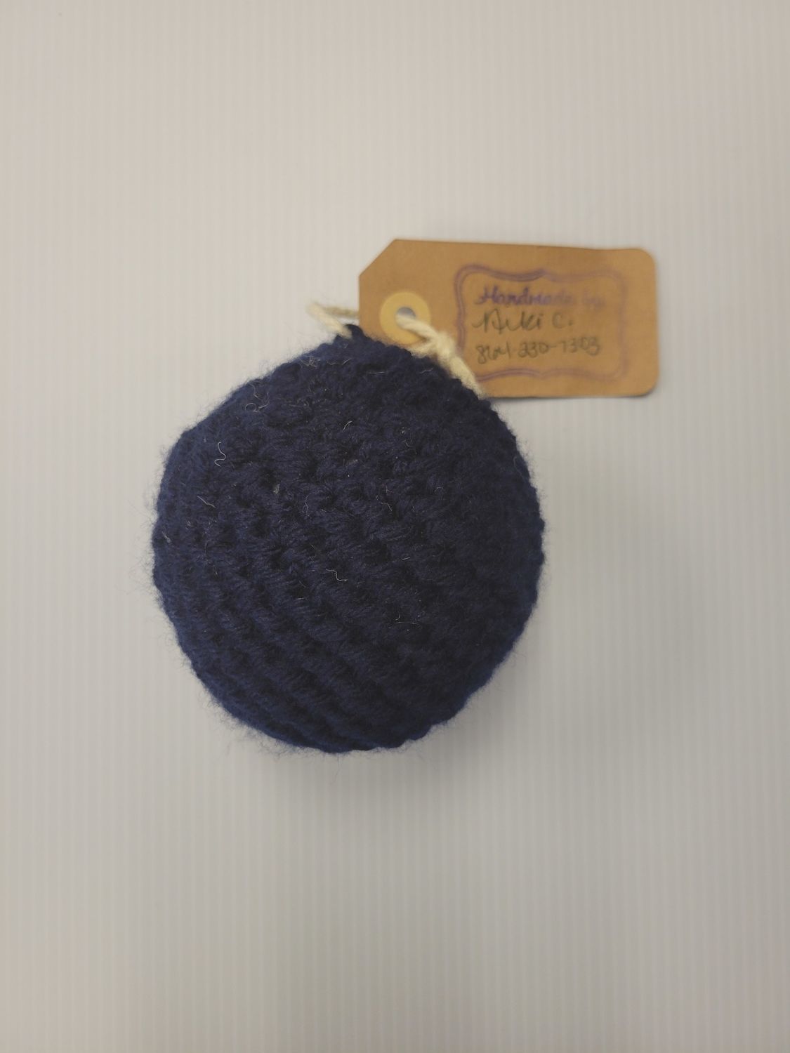 Crochet By Niki (Lrg Navy Ball)