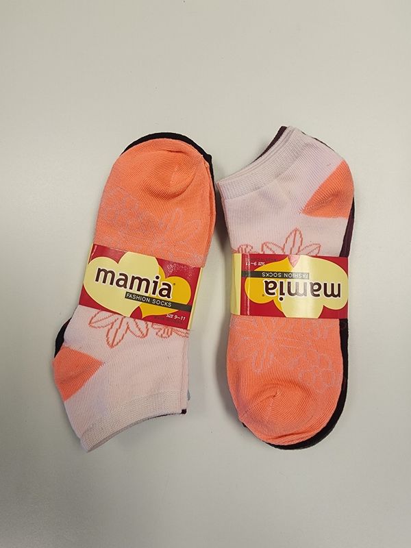 Boho Print Ankle Cut Socks (9-11)