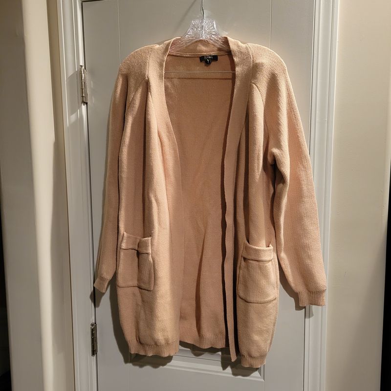 &amp; Merci Beige Cardigan Sweater M/L