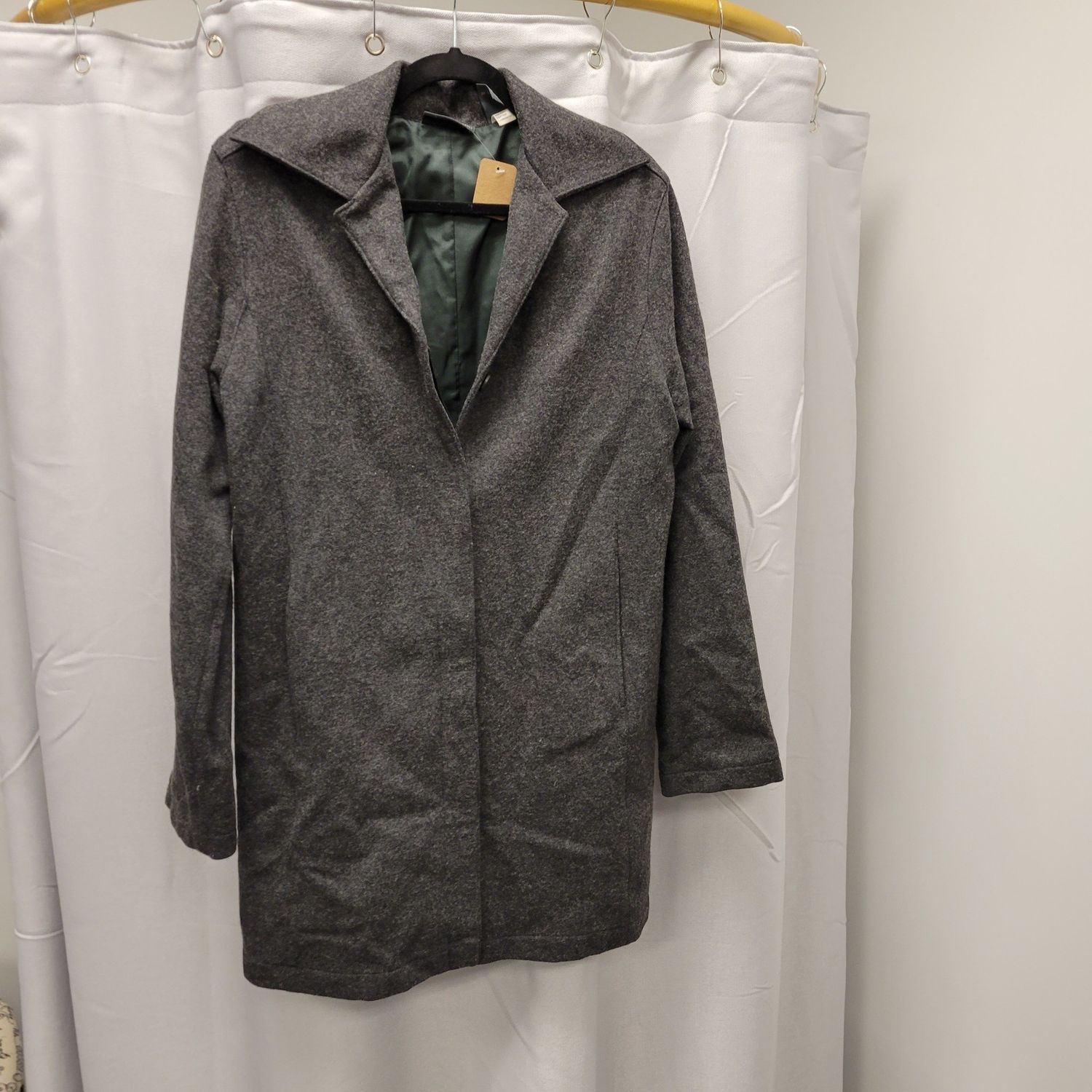 Banana Republic Gray Wool Coat (M) Pre-owned