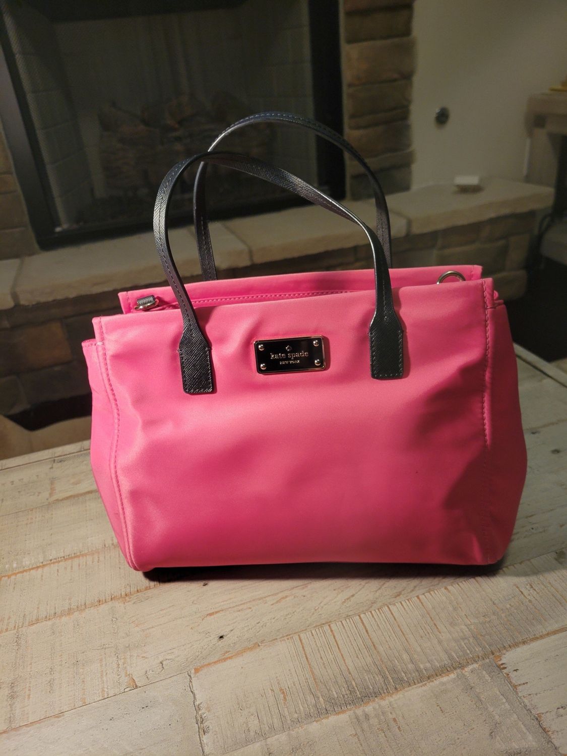 Kate Spade Pink Nylon Handbag (pre-owned)