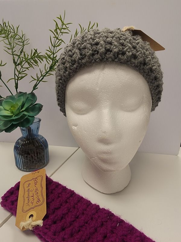 Crochet Basket Stitch Headband/Ear Warmer