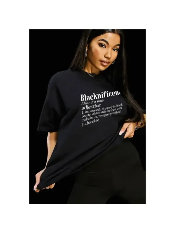 Blacknificent Graphic Women Tee: Black History
