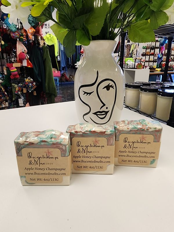 Apple Honey Champagne  Soap 4oz.