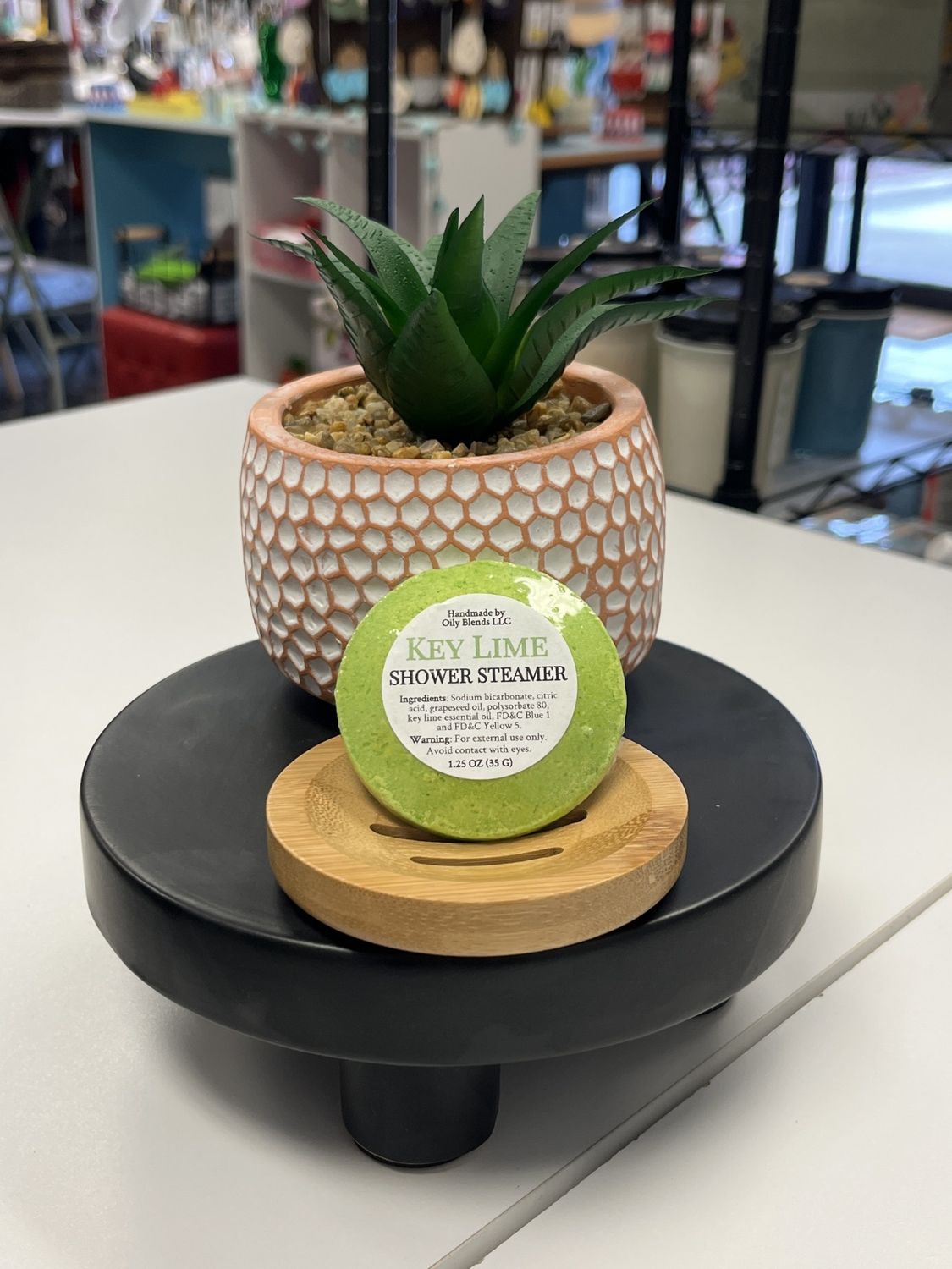 Essential Oil Shower Steamer Tab (1.25oz)- Key Lime
