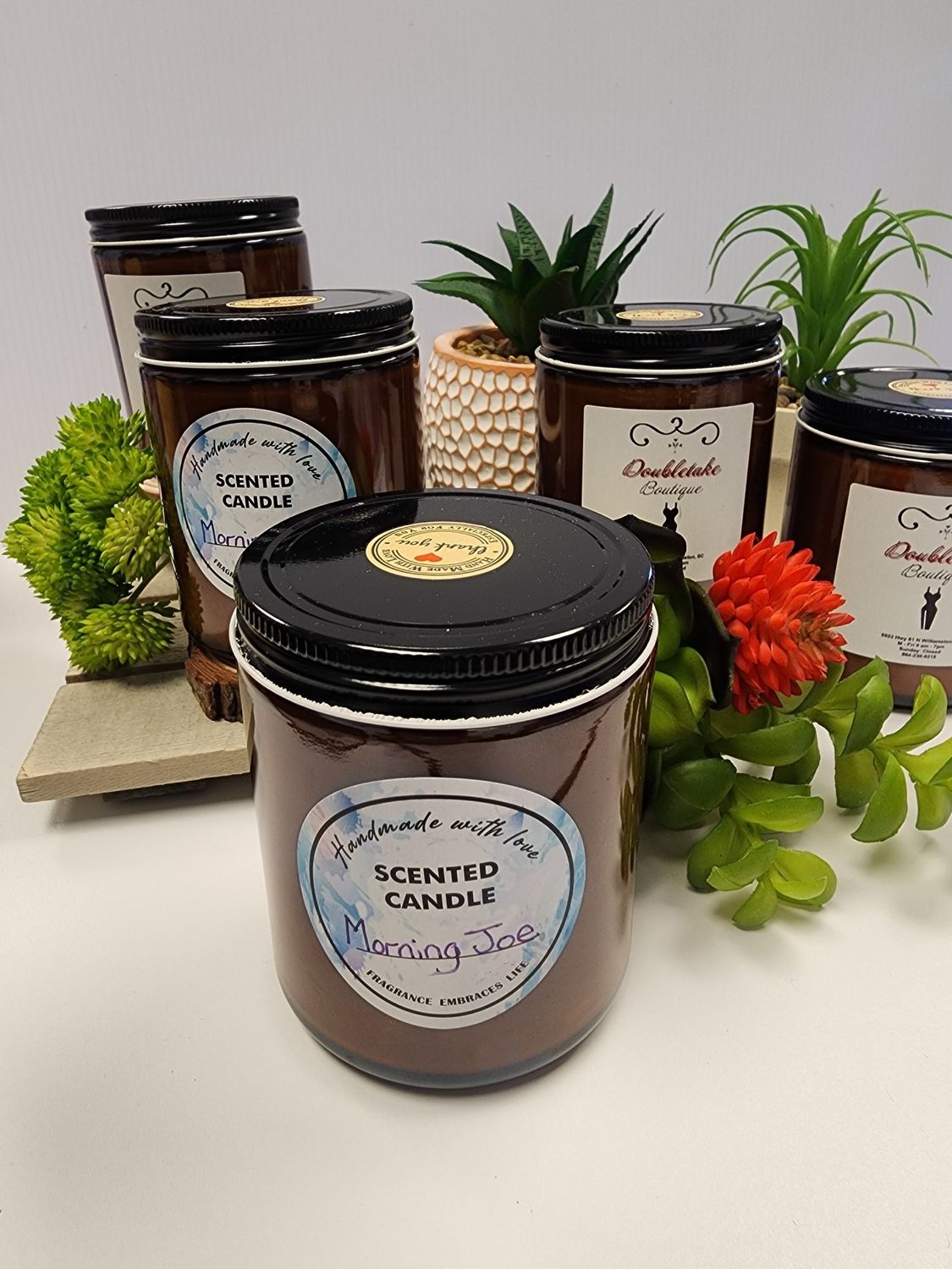 Doubletake Handmade Scented Candles (8oz)- Morning Joe