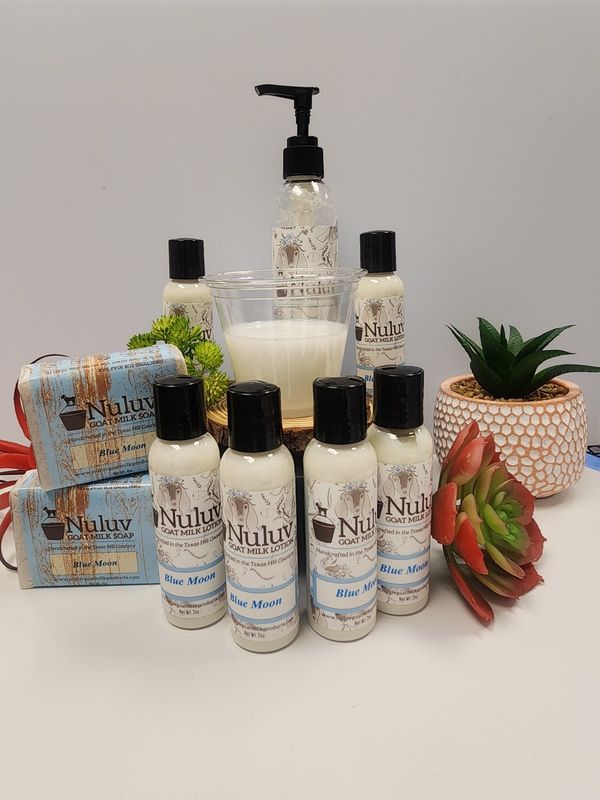 Nuluv Goat Milk Lotion (2oz)- Blue Moon