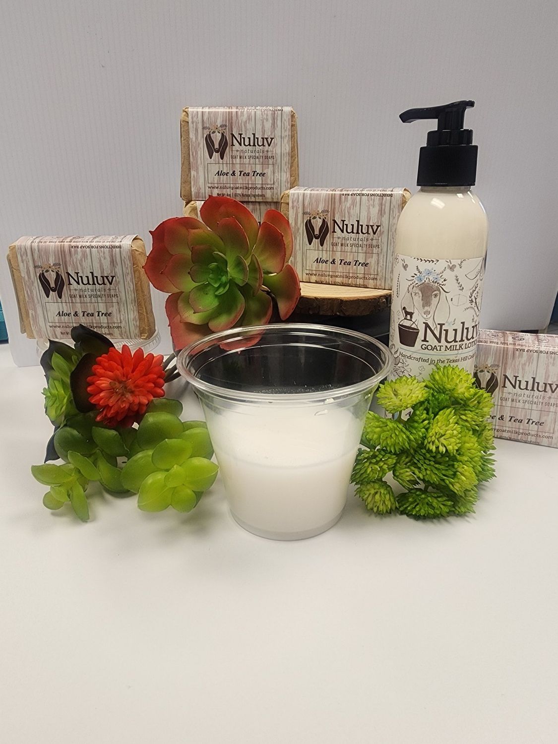 Nuluv Goat Milk Soap (4oz)- Aloe &amp; Tea Tree