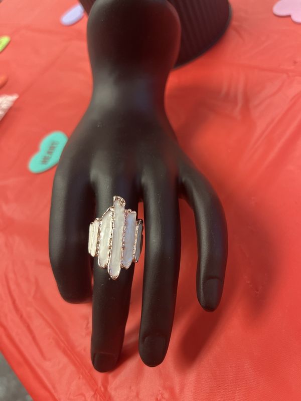 Copper Irregular Rock Edge Ring &quot;New&quot; (7)