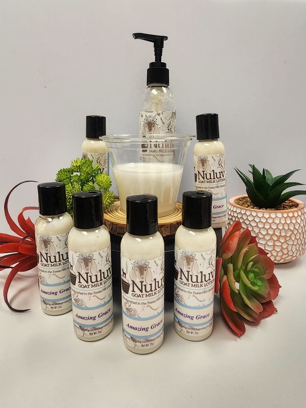 Nuluv Goat Milk Lotion (2oz)- Amazing Grace
