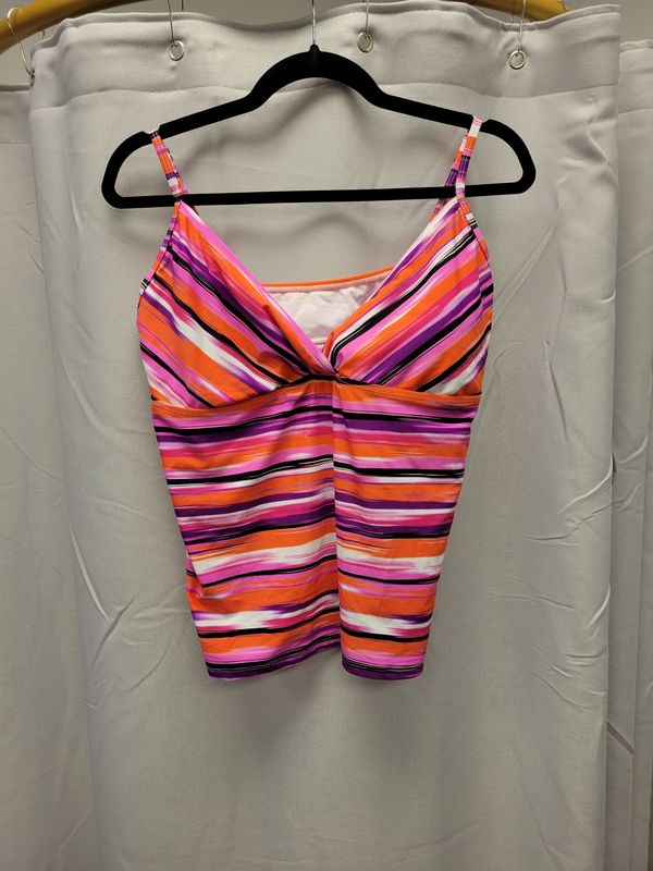 Multi-striped Swim Top (16/18)