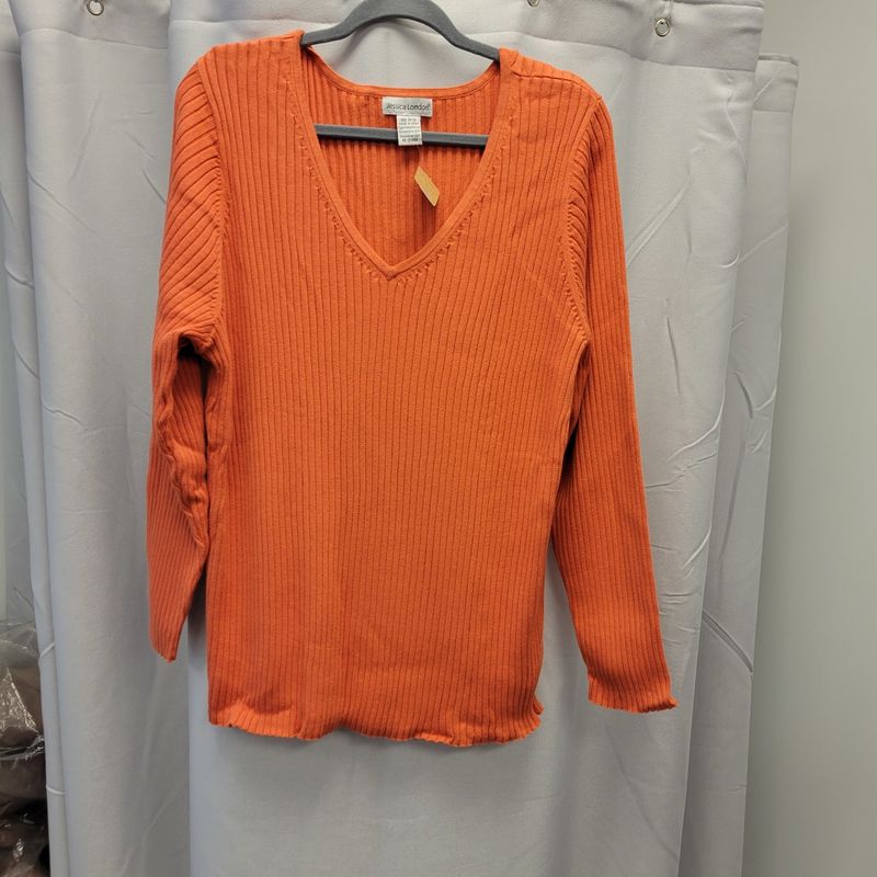 Jessica London Ribbed Sweater (30-32)nwot