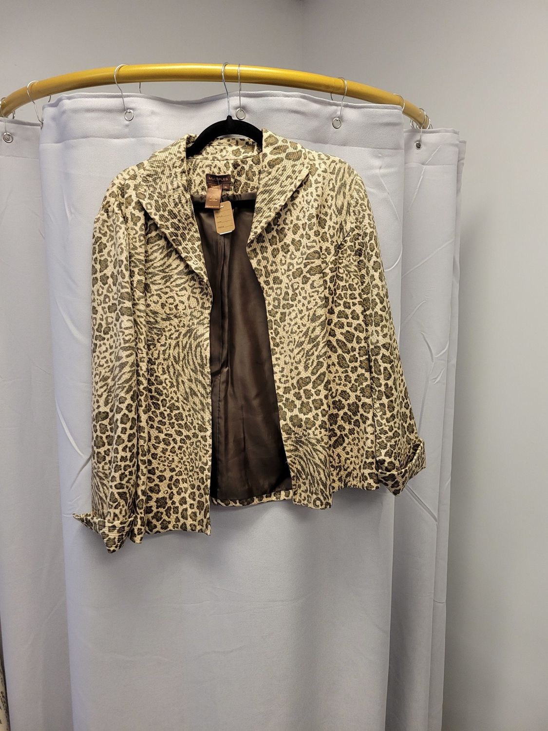 Multiples Leopard Jacket (XL)pre-owned