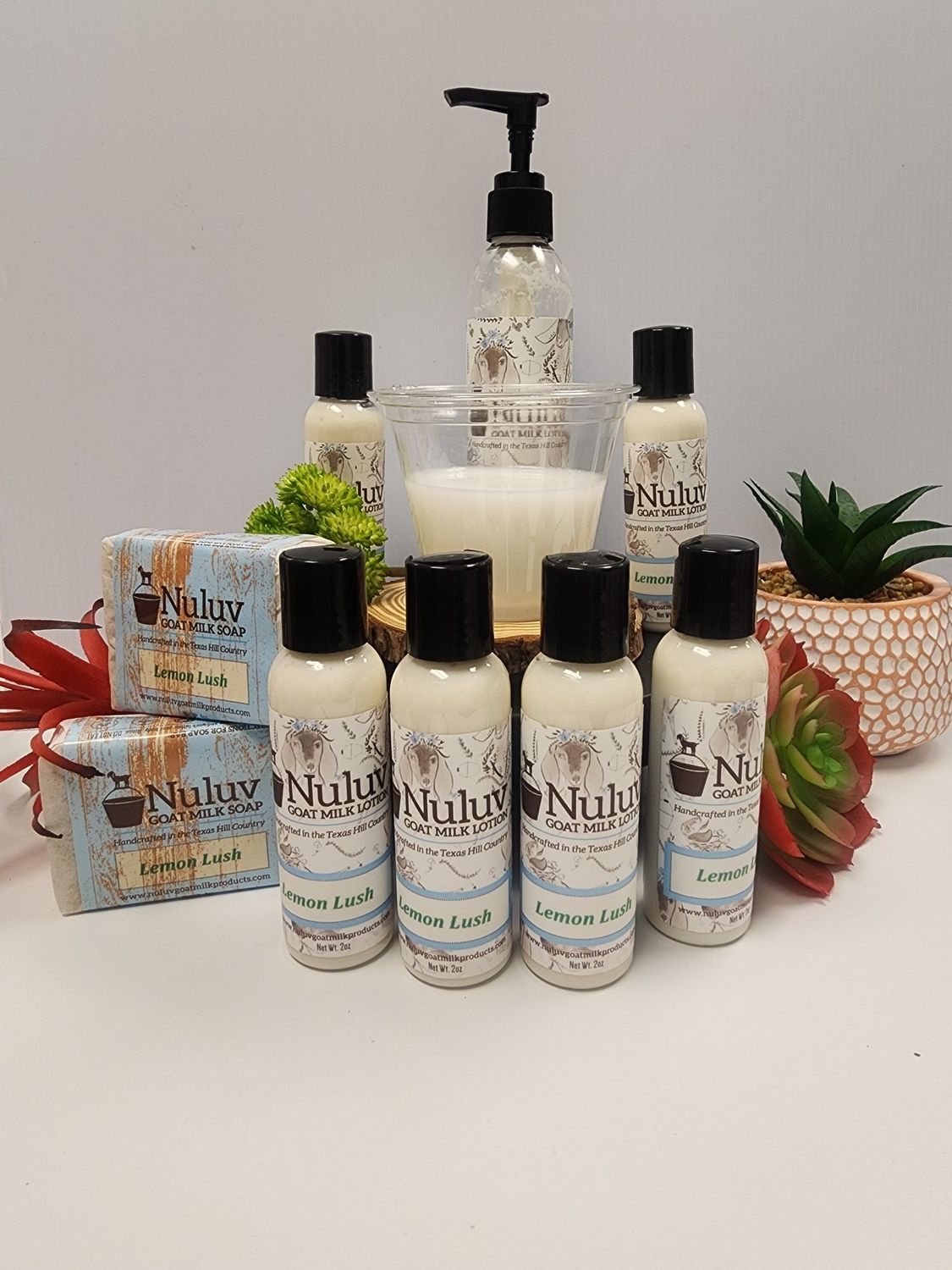 Nuluv Goat Milk Lotion (2oz)- Lemon Lush