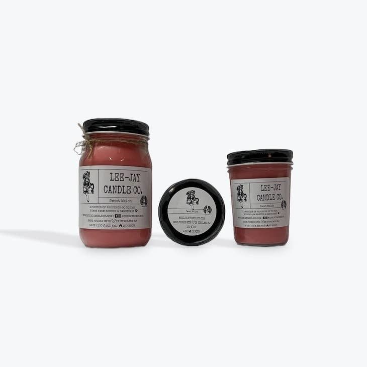 Lee-Jay Candle Co. Sweet Melon (8oz) Candle