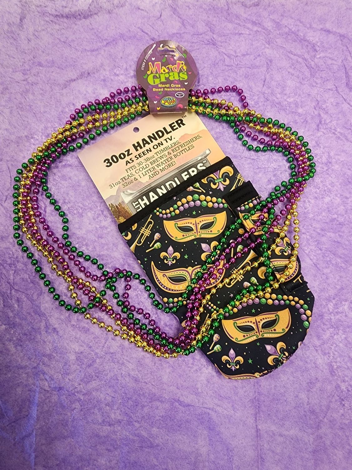 Mardi Gras 30-38oz Tumbler Holder