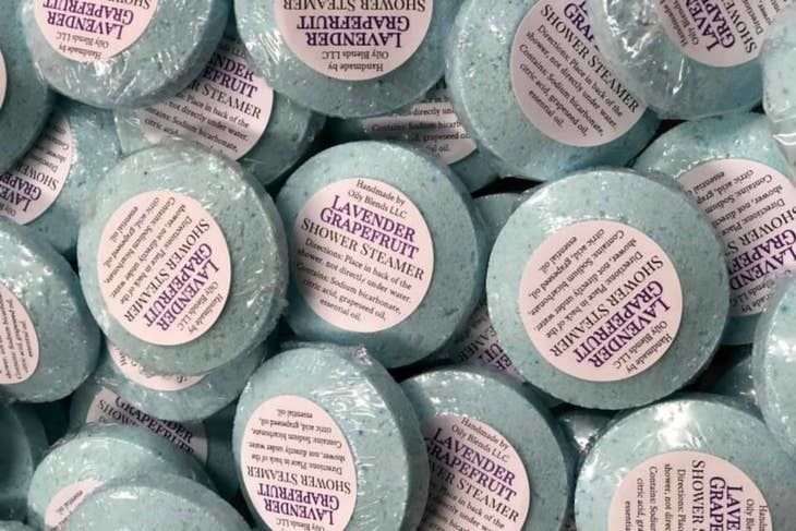 Essential Oil Shower Steamer Tab (1.25oz)- Lavender Grapefruit