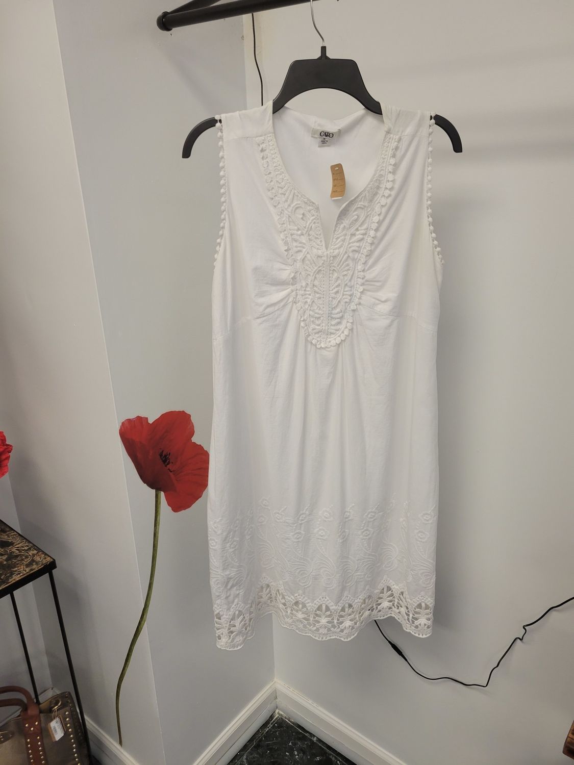 Cato White Dress