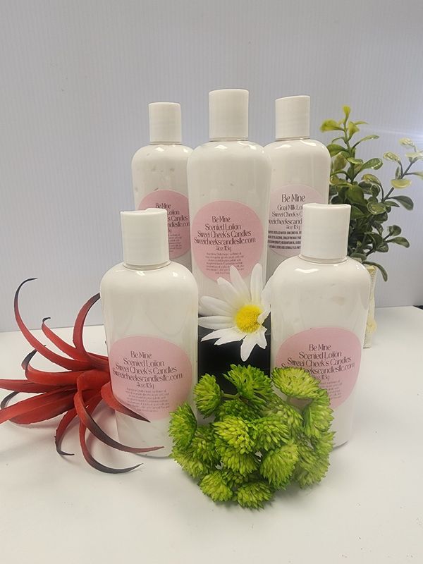 Sweet Cheek&#39;s Candles Goat Milk Lotions: Be Mine (4 oz)*Top Seller*