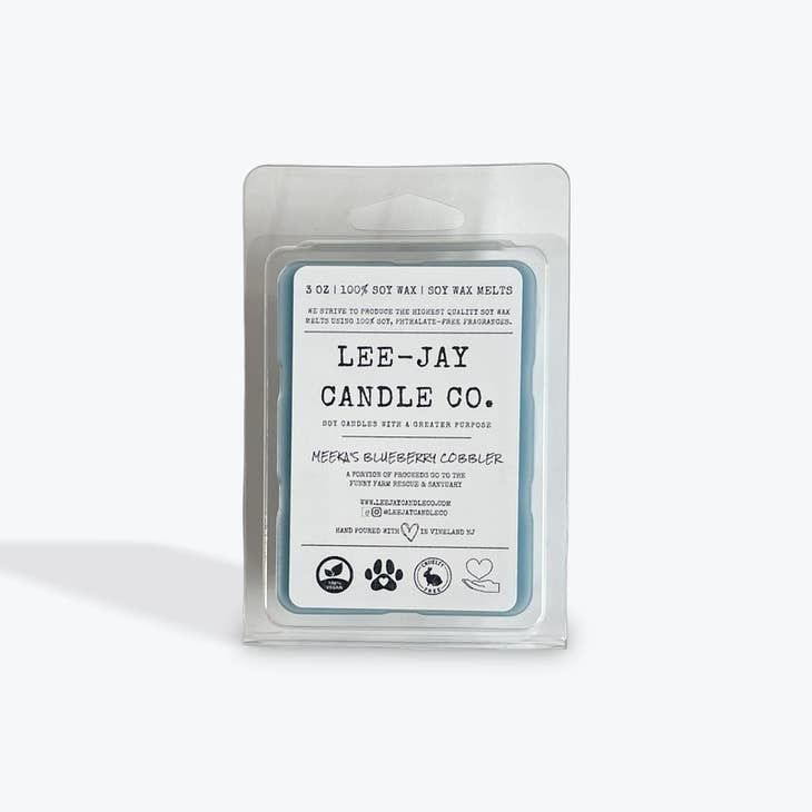 Lee-Jay Candle Co. Meeka&#39;s Blueberry Cobbler Soy Wax Melts (3oz)