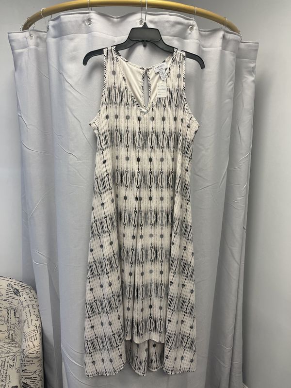 Carmen Marc Valvo High Low Flowy Dress (10) Pre-owned