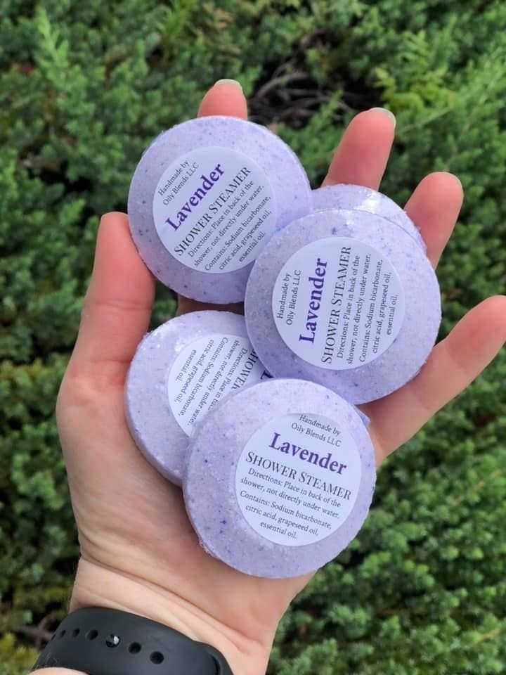 Essential Oil Shower Steamer Tab (1.25oz)- Lavender