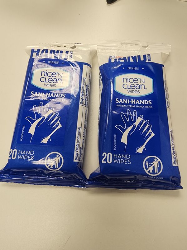 Nice n Clean Antibacterial Hand Wipes (20 ct)