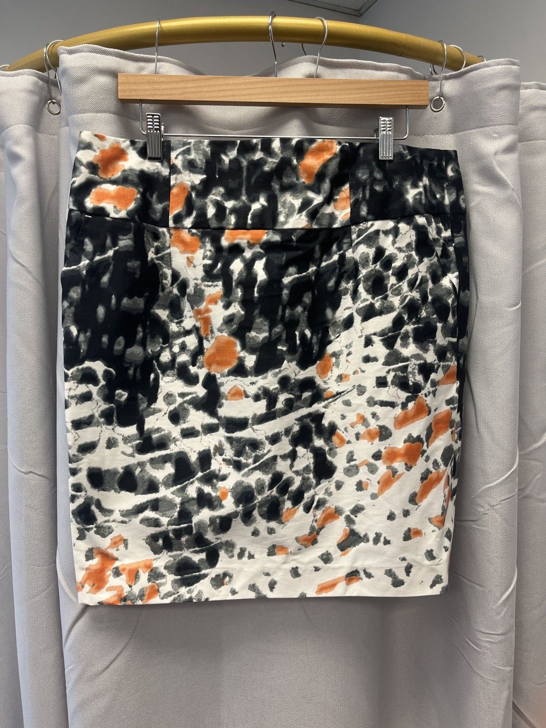 Premise Tie-dye Print Pencil Skirt (14) Pre-owned