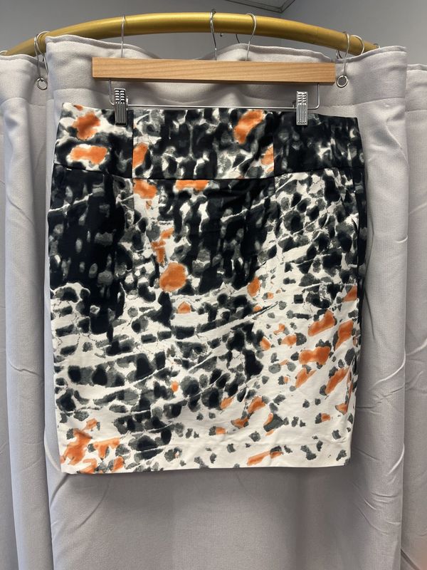 Premise Tie-dye Print Pencil Skirt (14) Pre-owned
