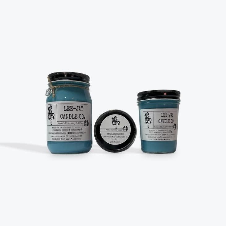 Lee-Jay Candle Co. Meeka&#39;s Blueberry Cobbler (8oz) Candle