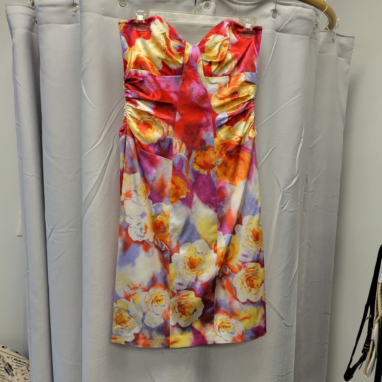 David Meister Sleeveless Floral Print Mini (8)Pre-owned