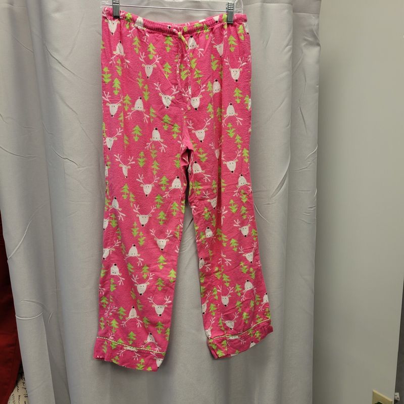 Pink Reindeer PJ Bottom (M) Pre-owned