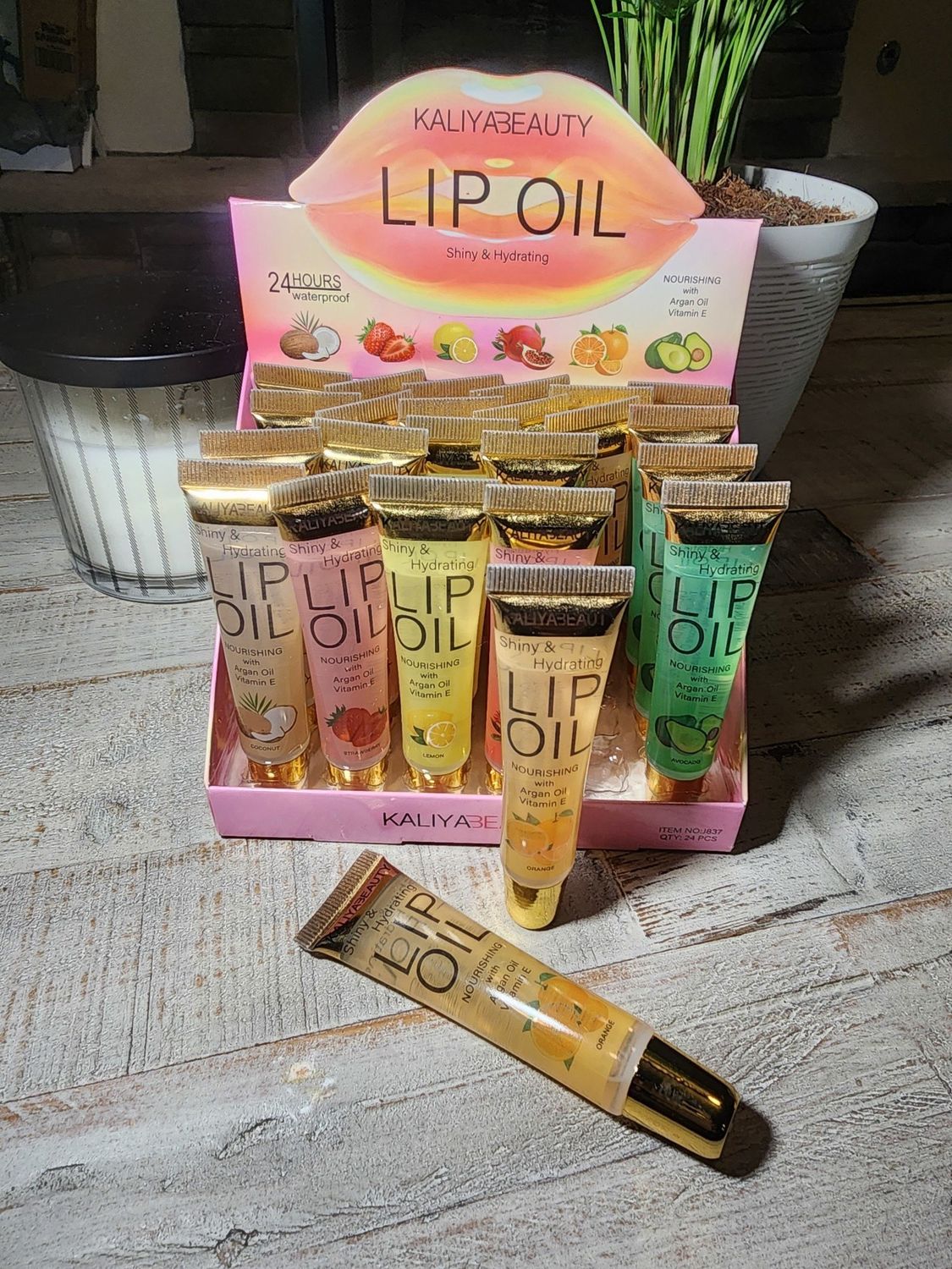 Kaliya Beauty Lip Oil: Orange