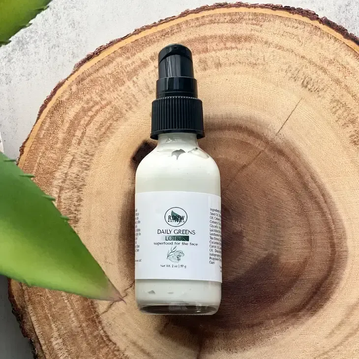 Daily Greens Face Lotion (2oz)- Vegan