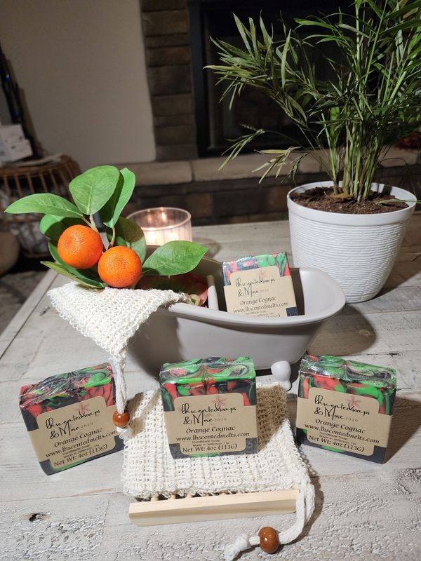 Orange Cognac Soap (4oz)