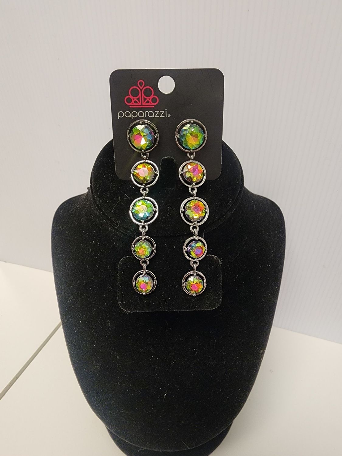 Paparazzi: Drippin In Starlight- Multi Oil Spill Earrings (NWT)