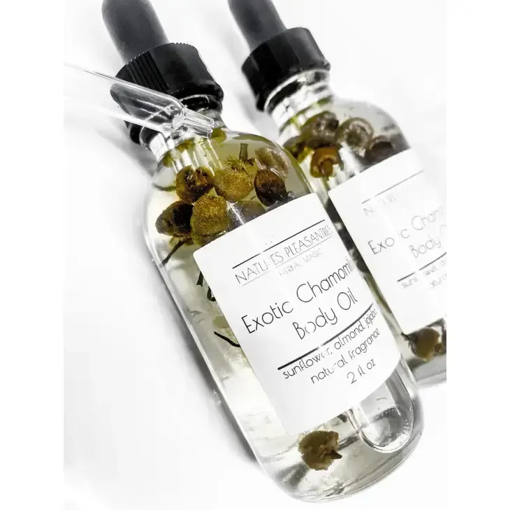 2 oz Signature Body Oil: Exotic Chamomile