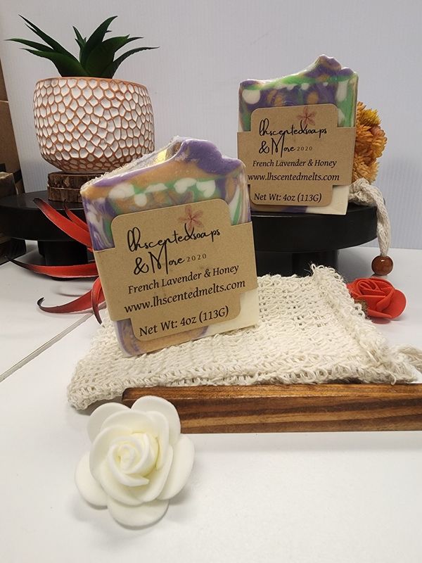 French Lavender &amp; Honey Soap (4 oz)