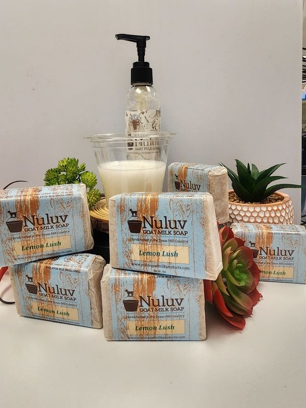 Nuluv Goat Milk Soap (4oz)- Lemon Lush