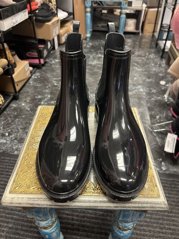 Xappeal Black Women&#39;s Rain Boots (10) Pre-owned