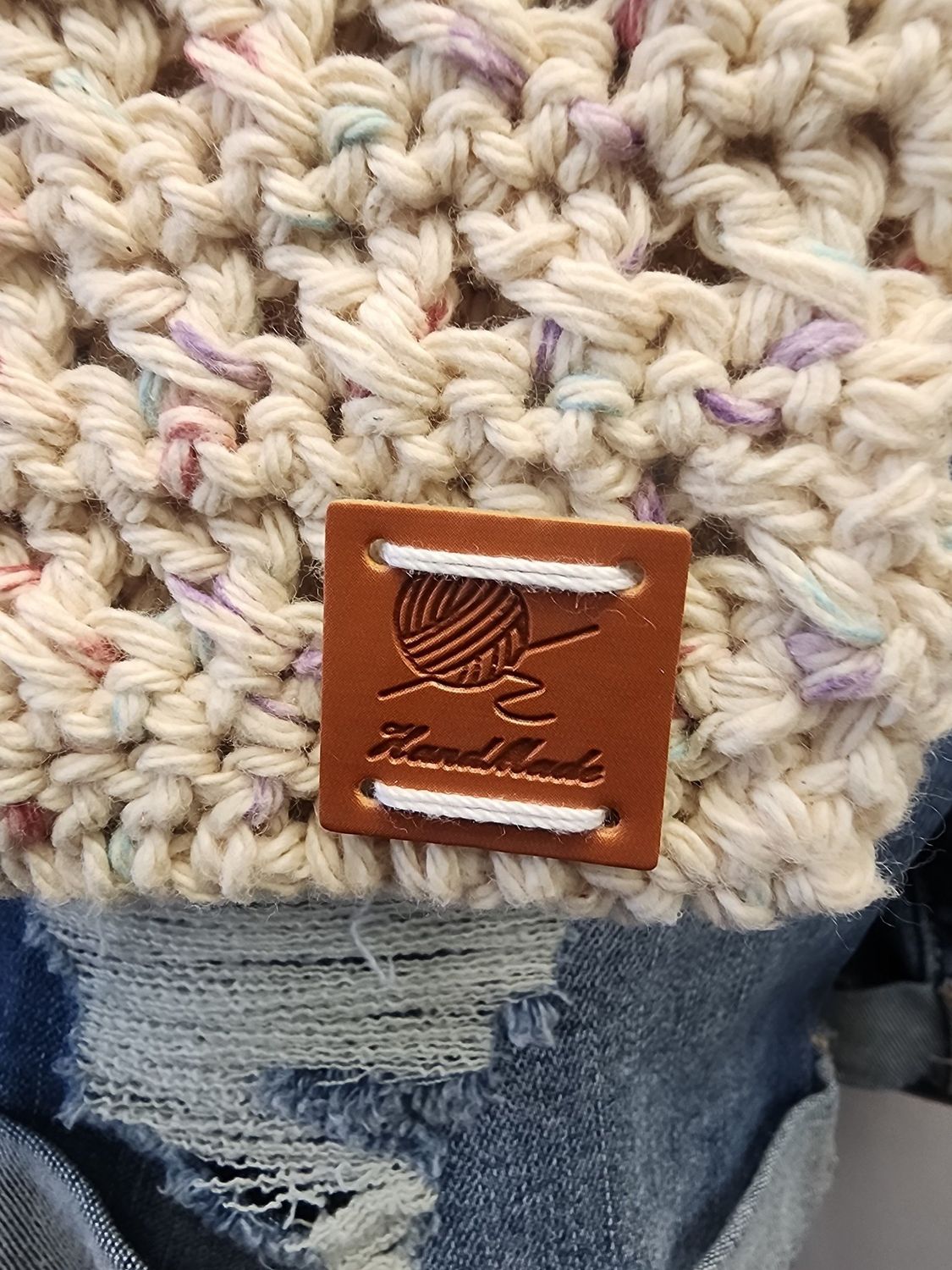 Crochet Potpourri Color Phone Bag