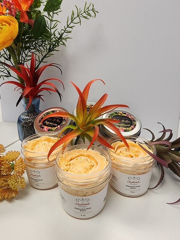 Hand Whipped Magnesium Body Butter (4oz)