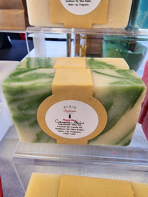DTB Handmade Soap Bar (4.5oz): Cucumber Melon