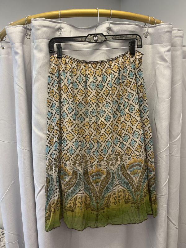 Soulmates Multi-color Printed Skirt (M) Pre-owned