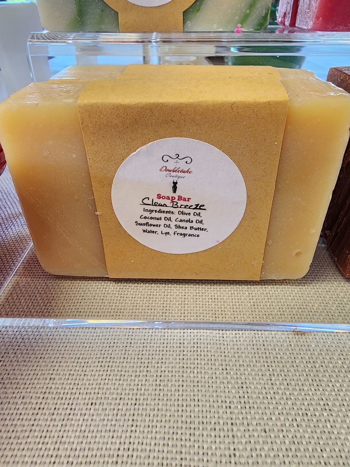 DTB Handmade Soap Bar (4.5oz): Clean Breeze
